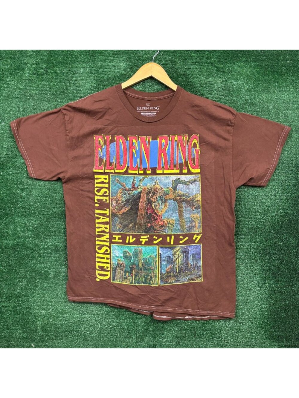 Elden Ring Rise Tarnished RPG Video Game T-Shirt Size Large
